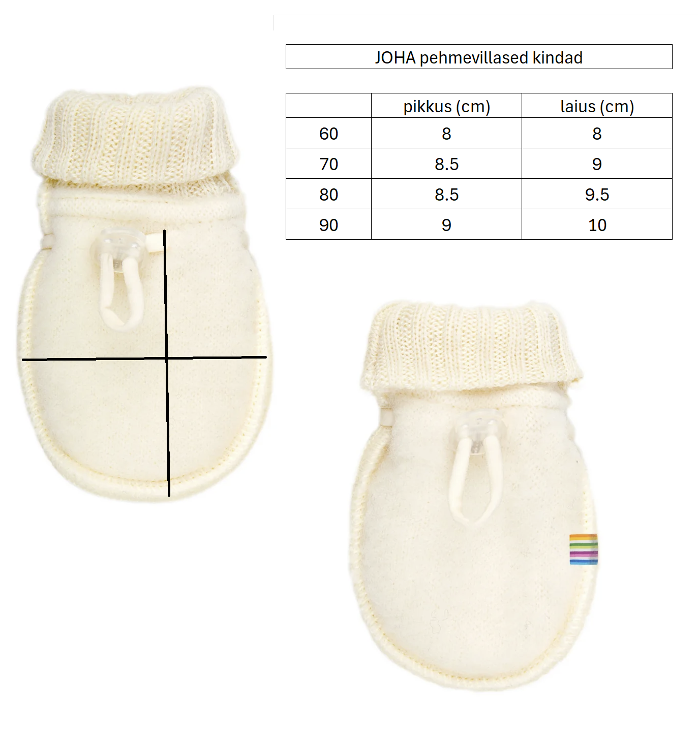 Pehmed meriinovillased kindad BASIC
