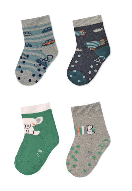 Paksud roomamise sokid, 4 paari suurus 21/22