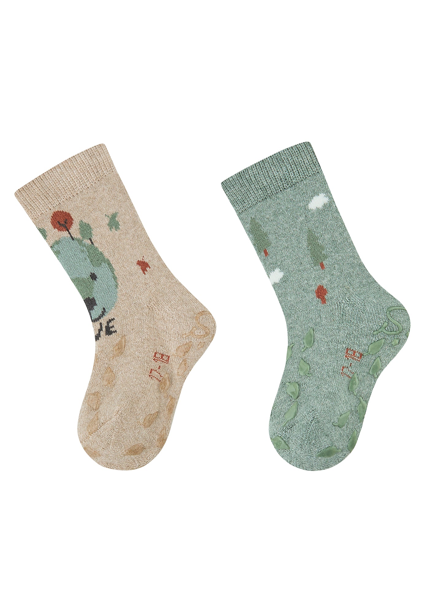 Paksud roomamise sokid, 2 paari