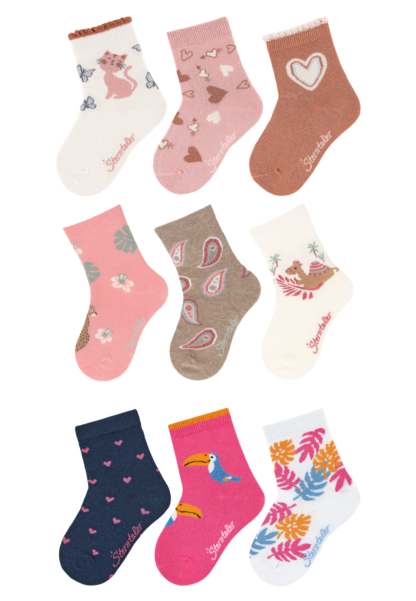 Sokid 9 paari, suurus 19/22