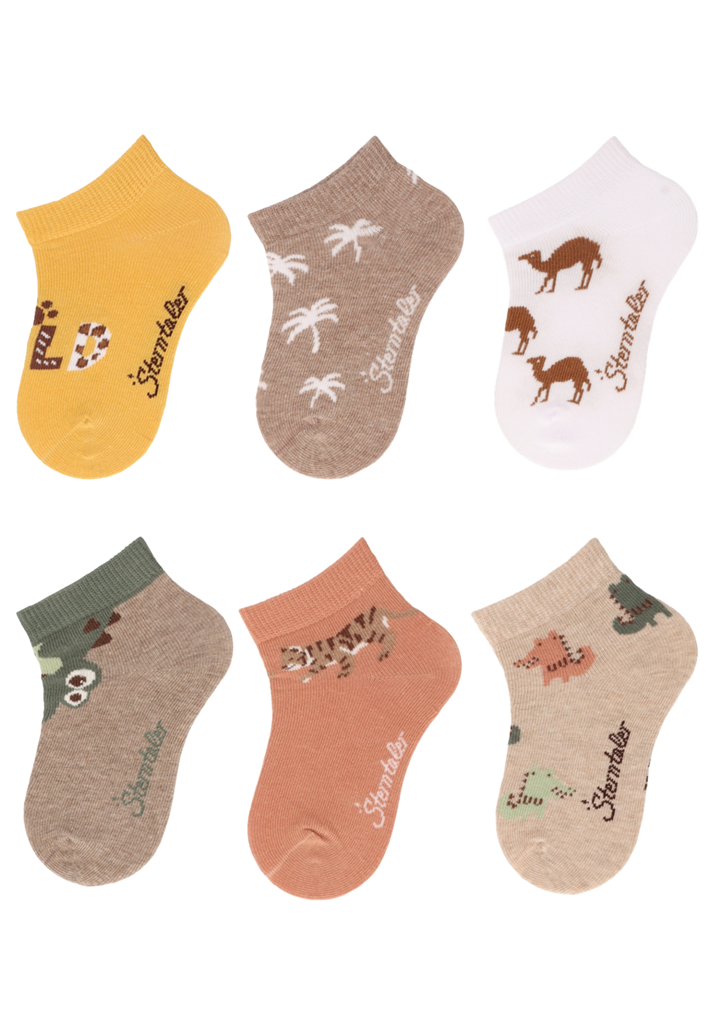 Madala säärega sokid 6 paari, suurus 19/22