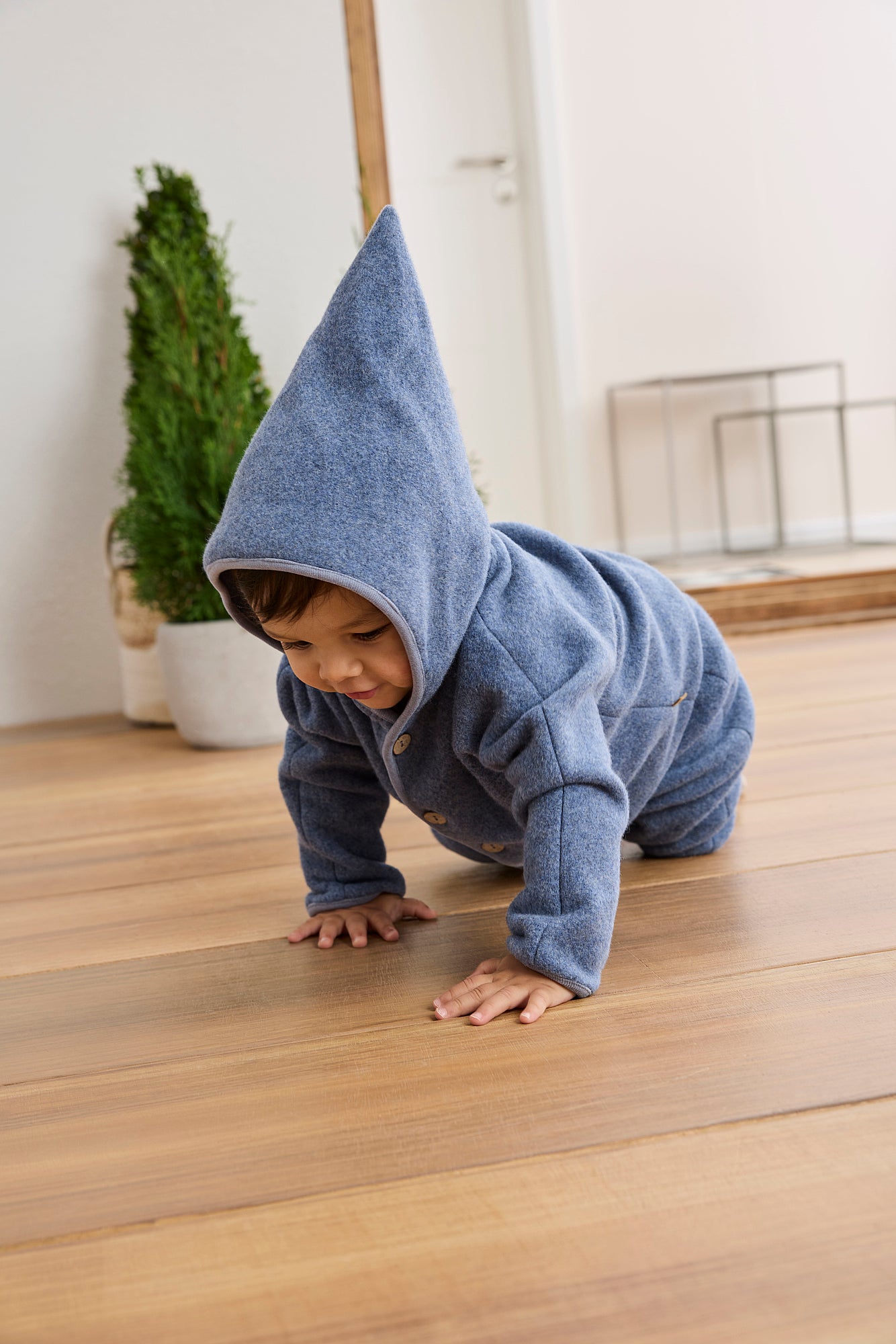 Puuvillafliisist jakk