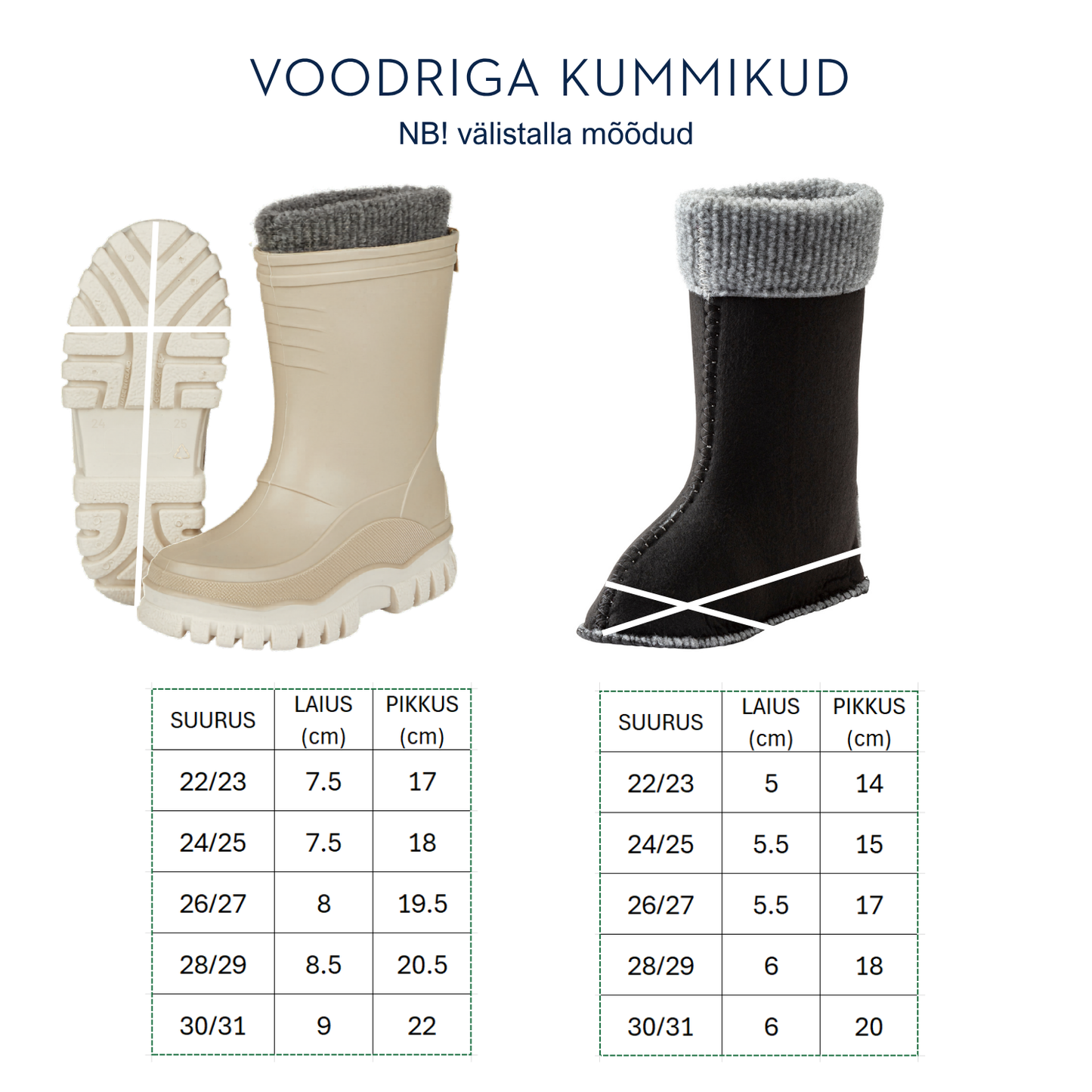 Voodriga kummikud